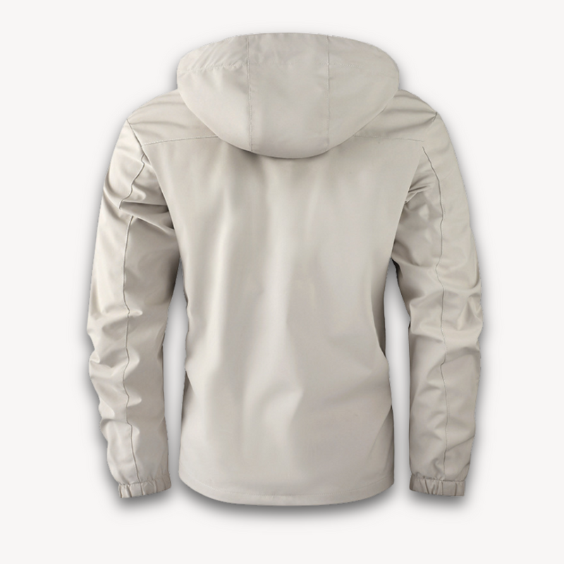 Płaszcz z Kapturem dla mężczyzn | Odzież Wierzchnia z Zamkiem i Kieszeniami Użyteczność