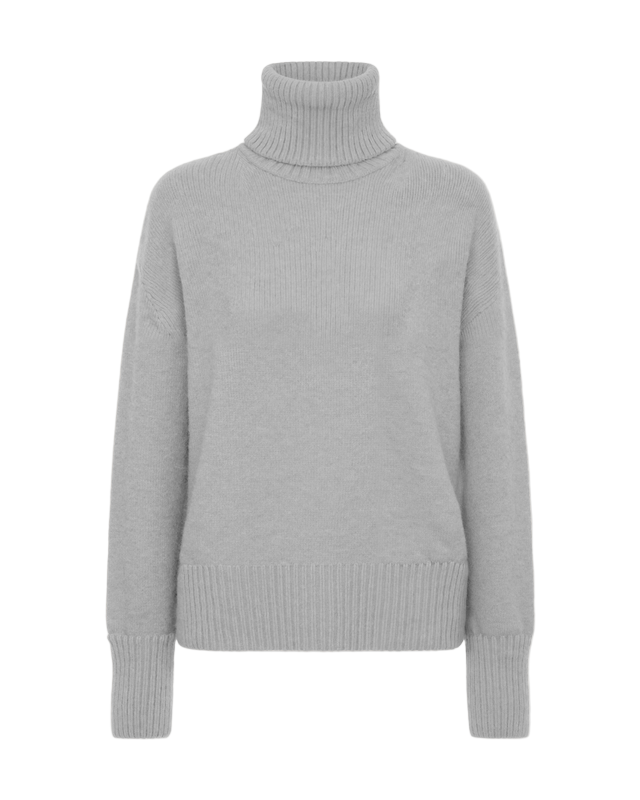 Dzianinowy Pulower Golf | Sweter z Długim Rękawem i Prążkowanymi Wykończeniami dla Kobiet