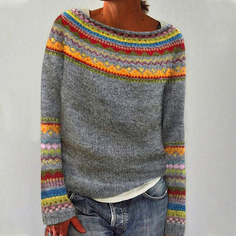 Retro sweter dla kobiet