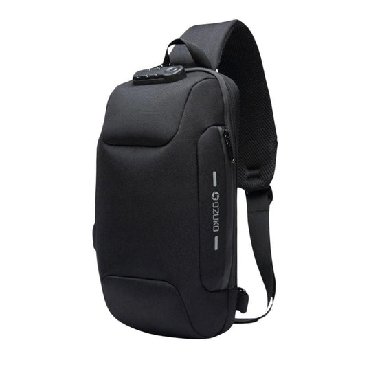 Torba na Ramię z Ładowaniem USB dla Mężczyzn | Antykradzieżowa Torba Crossbody