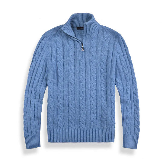 Sweter z wysokim kołnierzem dla mężczyzn | Klasyczny sweter zimowy