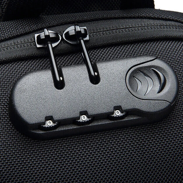 Torba na Ramię z Ładowaniem USB dla Mężczyzn | Antykradzieżowa Torba Crossbody