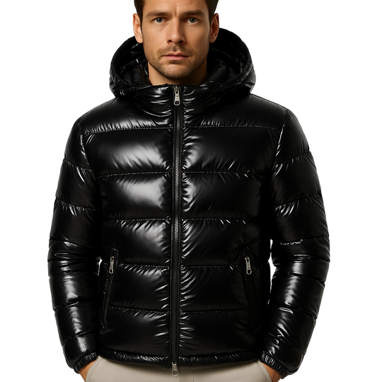 Męska Kurtka z Kapturem | Ocieplana Kurtka na Zimę