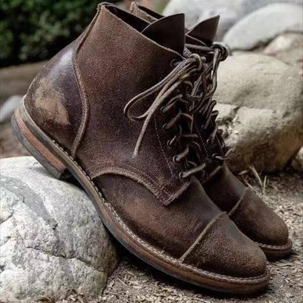 Sznurowane Botki dla Mężczyzn | Obuwie w stylu klasycznym