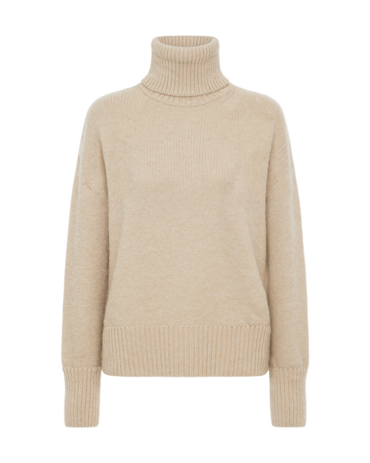 Dzianinowy Pulower Golf | Sweter z Długim Rękawem i Prążkowanymi Wykończeniami dla Kobiet