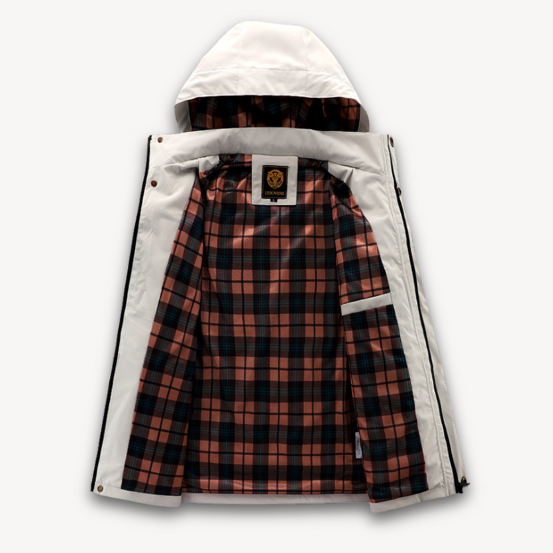 Płaszcz z Kapturem dla mężczyzn | Odzież Wierzchnia z Zamkiem i Kieszeniami Użyteczność