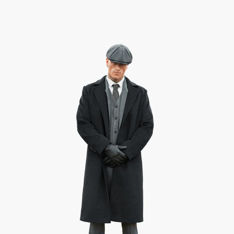 Rękawiczki Fałszywe Skóra | Akcesorium z Żebrowanym Mankiety i Zapięciem na Pasek dla mężczyzn