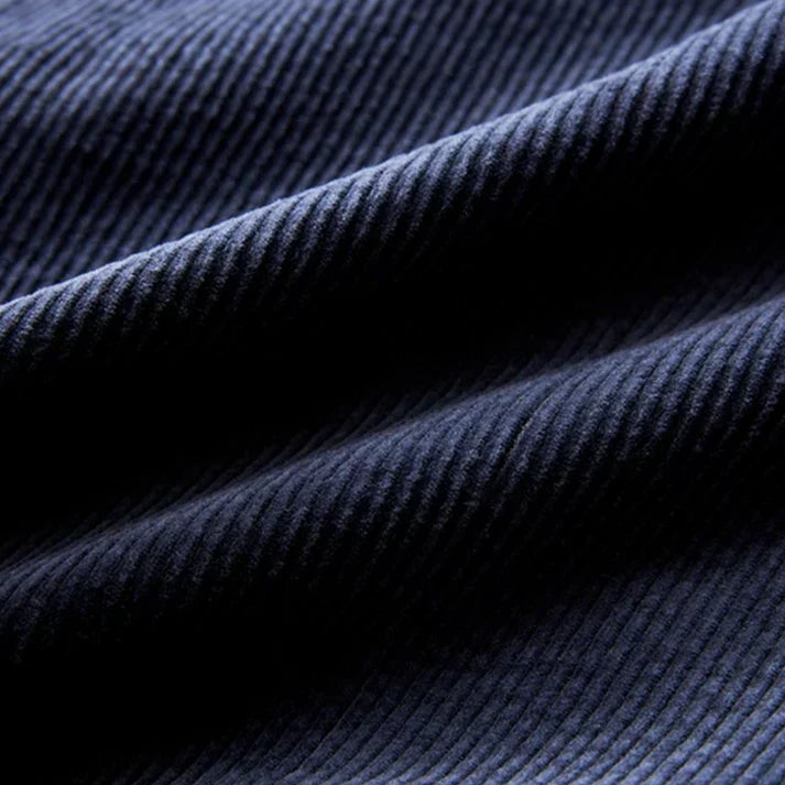 Kurtka Sztruks dla mężczyzn | Marynarka Dwuguzikowa z Klapami Wycięcie Klapa