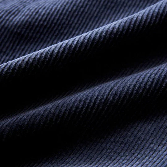 Kurtka Sztruks dla mężczyzn | Marynarka Dwuguzikowa z Klapami Wycięcie Klapa