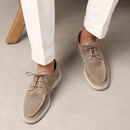 Sznurowanie Loafersy dla mężczyzn | Teksturowane buty casualowe