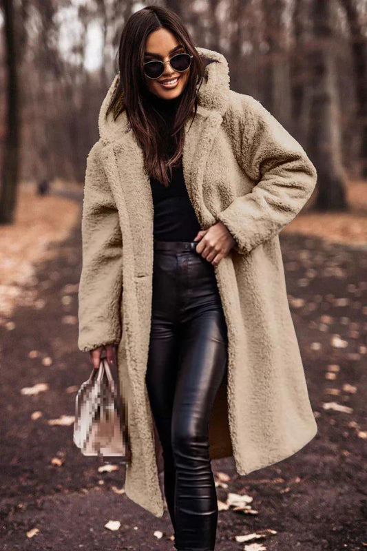 Ciepły Płaszcz Zimowy dla kobiet | Długa Odzież Wierzchnia