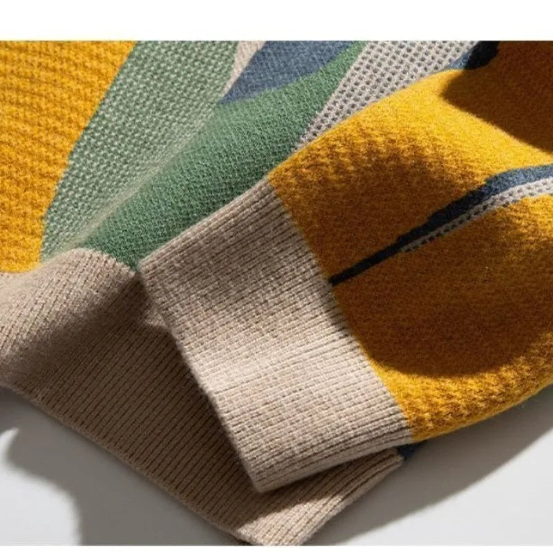 Sweter z Nadrukiem Kota dla mężczyzn | Pulower z Grafiką